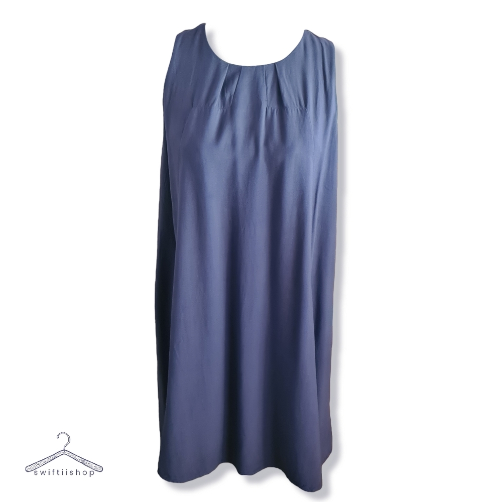 CUE Size 10 Stunning Gathered Neckline Shift Dress - Picture 1 of 6